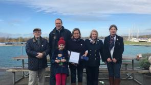 RNLI fundraising volunteer Laura Clarke receives an Excellence in Volunteering award 