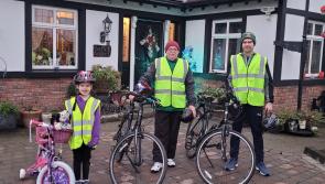 Offaly's Jim 'feeling great' as he sets out on 134km charity cycle to Cavan