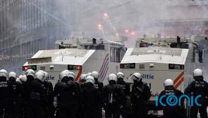 Covid protesters in Belgium met with tear gas and water cannons