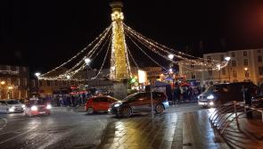 Christmas lights switched on in Birr