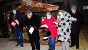 Roscrea's Nativity Crib blessed by local Clergy
