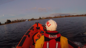 Lough Derg RNLI rescue person from water near Portumna