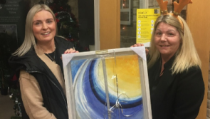 Offaly artist donates painting to addiction centre