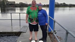 Christmas Day swim in Banagher raised funds for Banagher Christmas lights group
