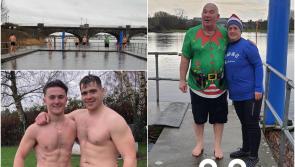 BIG PICTURE GALLERY: Offaly swimmers brave the weather for annual Christmas Day Swim 