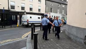 VIDEO: Men who rammed garda cars brought to Portlaoise court for sentencing