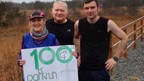 Runners brave rough weather at Offaly parkrun
