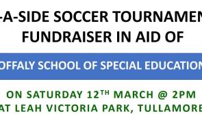 Soccer tournament to raise funds for Offaly School of Special Education
