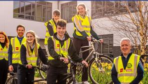 Tullamore College coast to coast tandem relay to aid Offaly Hospice