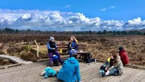 Leave No Trace training at Scohaboy Bog Cloughjordan