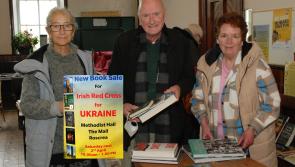Over €2,000 raised at Roscrea Book Sale for Ukraine