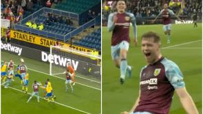 WATCH: Republic of Ireland defender Nathan Collins celebrates in spectacular fashion after scoring for Burnley