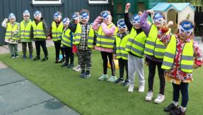 Spotlight on road safety at community preschool in Offaly