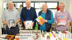 Dimma's Books welcomes book lovers to Roscrea's first boutique  book shop  