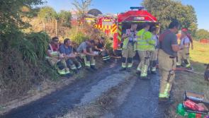 Several fire crews deal with fire at barn in Slieve Bloom Mountains