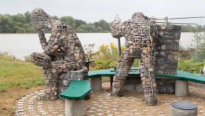 Offaly craftsman's incredible commemorative bench unveiled in Limerick