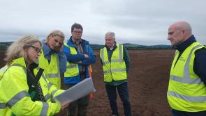 Government Minister visits bog rehabilitation work on Bord na Mona sites in Offaly 