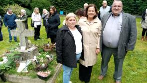 Mary Lou McDonald attends Sean Ross Abbey Roscrea commemoration