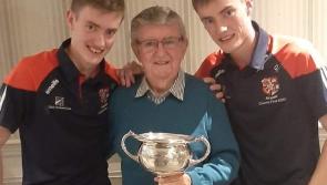 Grandsons celebrate Shinrone's success with goalkeeping grandfather