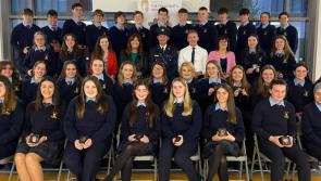 Student success story celebrated at leading Offaly school