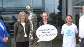 Tullamore hospital launches flu vaccine campaign for healthcare workers