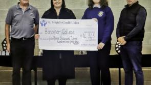 Fundraising cheque will help Offaly school promote positive mental health projects 