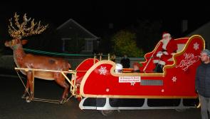 PICTURES: Santa and Rudolph visit Roscrea