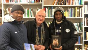 Asylum seekers lend a hand at Dimma's Books in Roscrea