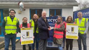 Offaly firm's Christmas campaign raises substantial funds for Midlands Simon