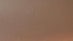 Are these UFOs in the Midlands? Unusual aerial activity captured in the night sky