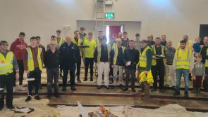 Volunteers give a facelift to hall in Offaly town