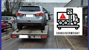 Gardai fine tow truck operator in the Midlands