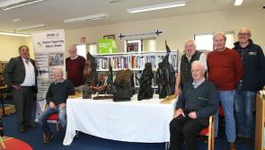 Men's Shed group launch display of work in their local library for Bealtaine