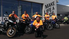 CRUISING FOR A CAUSE: Motorcyclists stop off in Offaly to raise funds for young people's mental health