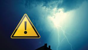 WEATHER WARNING: Met Eireann warns of heavy downpours as Thunderstorm and Rain Warning issued for most of Ireland