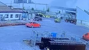 WATCH: Business in Offaly posts remarkable video of mini tornado that struck its premises