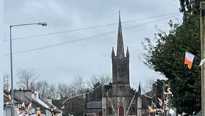 Community Care Cycle in village on Offaly border