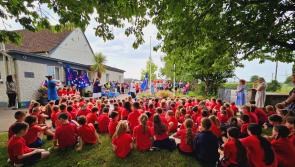 Flag ceremony at Offaly school as it receives second Active Flag 