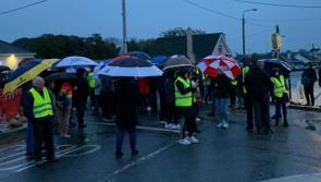 Offaly locals stage protest after 'disastrous' junction works 