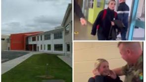 WATCH: Midlands army dad surprises daughter as he comes home from overseas
