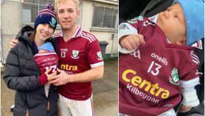 Offaly social media star shares adorable pictures of new baby at first GAA match