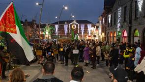 Over 100 people attend vigil for Gaza in Offaly county town