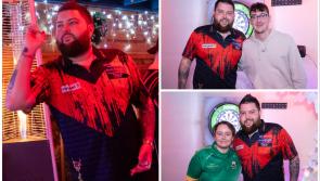 PICTURES: World darts champ Michael Smith hits Offaly pub for demonstration