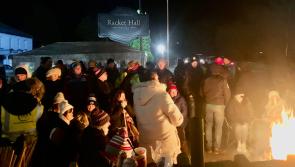 ROSCREA PROTEST: 'We're here for the long haul' - protestors pledge to remain at Racket Hall Hotel 