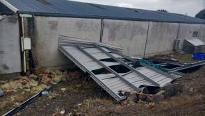 Offaly club launches GoFundMe campaign to repair roof damage caused during Storm Isha