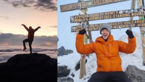 Mental health advocate Dermot Whelan has 'karate kid moment' on Africa's highest mountain
