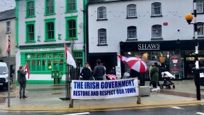 Racket Hall protest expands to Roscrea town centre
