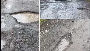WATCH: 'Is this Offaly's worst road' - Anger over brutal condition of Offaly road