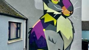 The Hare of Church Street - stunning new mural unveiled in Roscrea