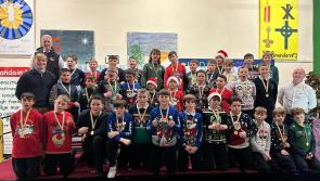 Medal presentation night for boys at Offaly school